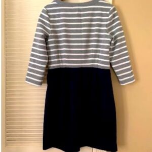 Gap Navy Striped Shift Dress M